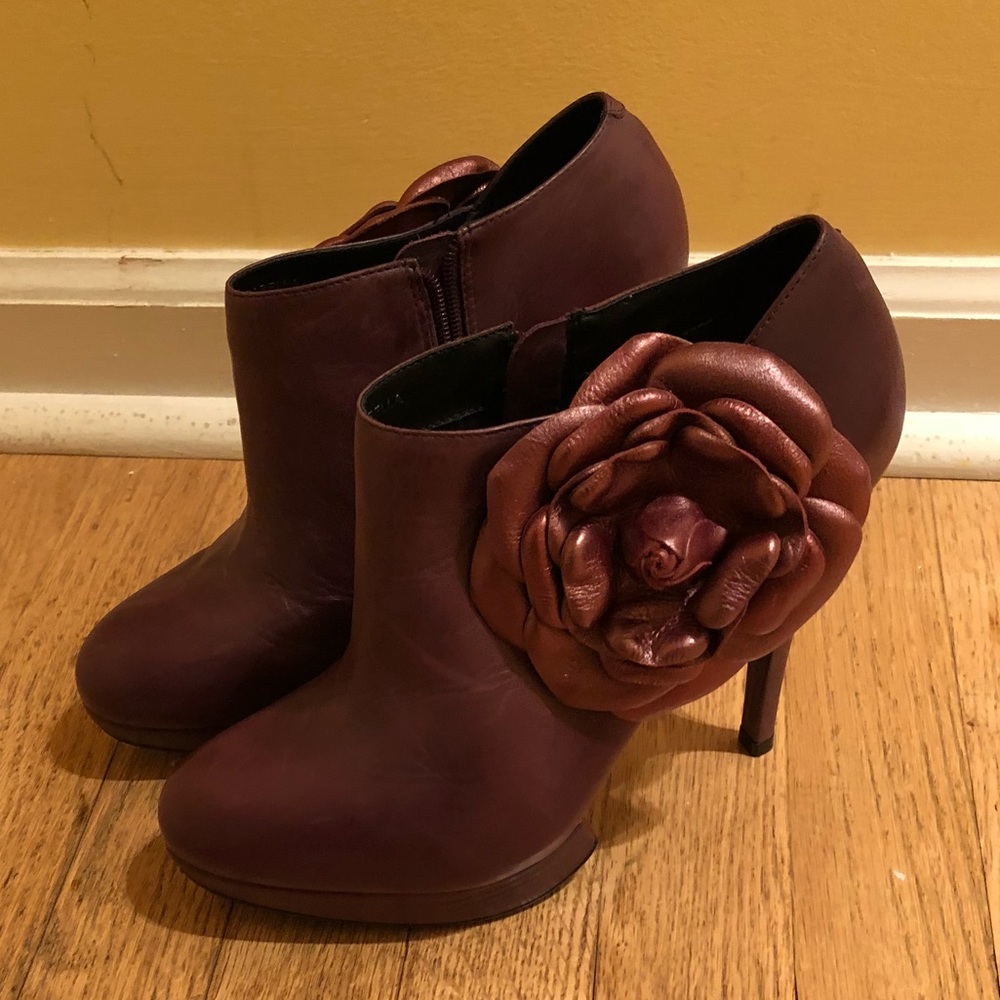 Kelsie Dagger Ankle Bootie Platform heels